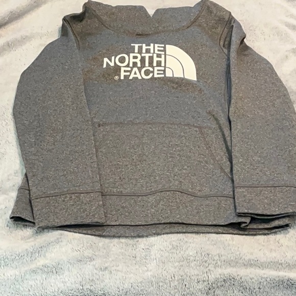 EUC The North Face Gray Sweatshirt Fitted, Cozy and Versatile - Picture 1 of 9